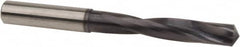Accupro - 9.5mm 140° Solid Carbide Jobber Drill - TiAlN Finish, Right Hand Cut, Spiral Flute, Straight Shank, 105mm OAL, Special Type Point - Benchmark Tooling