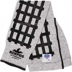 MCR Safety - Size Universal, White/Black Dyneema Cut Resistant Sleeve - 18" Long Sleeve, Cut Resistance Level 3, Elastic Cuff, Made with Thumb Hole - Benchmark Tooling