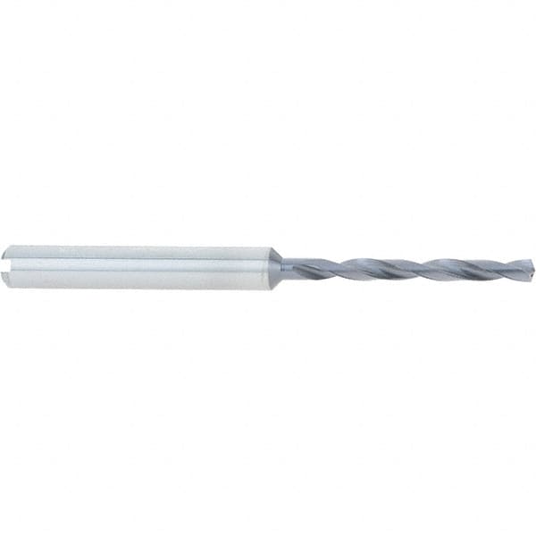 Accupro - #29, 140° Point, Spiral Flute, Solid Carbide Taper Length Drill Bit - TiAlN Finish, 34mm Flute Length, 72mm OAL - Benchmark Tooling