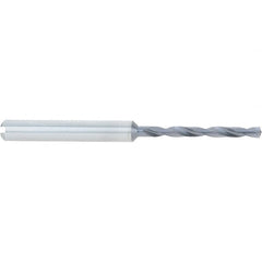 Accupro - 12mm, 140° Point, Spiral Flute, Solid Carbide Taper Length Drill Bit - TiAlN Finish, 114mm Flute Length, 162mm OAL - Benchmark Tooling