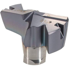 Iscar - Series FCP, 21.59mm Diam Grade IC908 Replaceable Drill Tip - Carbide, TiAlN/TiN Finish, 21 Seat Size - Benchmark Tooling
