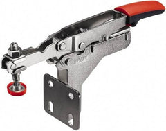 Bessey - 450 Lb Holding Capacity, Horizontal Handle, Manual Hold Down Toggle Clamp - U-Bar, Flanged Base, Carbon Steel - Benchmark Tooling