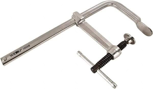 Wilton - 4-3/4" Deep Throat, 18" Max Capacity, Standard Sliding Arm Clamp - 1,800 Lb Clamping Pressure - Benchmark Tooling