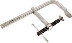 Wilton - 4" Deep Throat, 8" Max Capacity, Standard Sliding Arm Clamp - 660 Lb Clamping Pressure - Benchmark Tooling