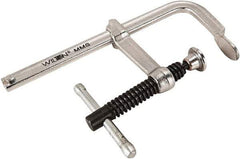 Wilton - 2-1/4" Deep Throat, 8" Max Capacity, Standard Sliding Arm Clamp - 400 Lb Clamping Pressure - Benchmark Tooling