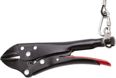 Proto - 9-1/4" OAL Straight Jaw Locking Pliers - 5/8" Jaw Width, Straight Handle - Benchmark Tooling