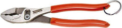 Proto - 8" OAL, 2-3/32" Jaw Length, 1-5/16" Jaw Width, Tethered, Slip Joint Pliers - 2 Positions, Slip Joint Head, Slip Joint Plier Tool - Benchmark Tooling