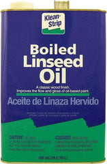 Klean-Strip - 4 Qt Metal Can Clear Wood Stain - Boiled Linseed Oil-Based, 0 g/L VOC Content - Benchmark Tooling