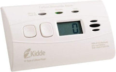 Kidde - 4-1/2 Inch Long x 1-1/2 Inch Wide, CO Alarm - 85 dB Decibel Rating, Lithium Battery Included, Tamper Resistant - Benchmark Tooling
