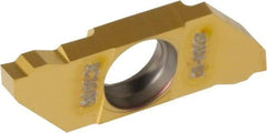 Iscar - SCIR22200 IC1008 Grade, 0.0787" Cutting Width, Carbide Cutoff Insert - Neutral Lead Angle, 0.0039" Cnr Rad, TiAlN/TiN Coated, Single End - Benchmark Tooling