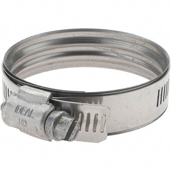 IDEAL TRIDON - SAE Size 34, 41 to 62mm Diam, Stainless Steel 360° Worm Drive Clamp - Benchmark Tooling