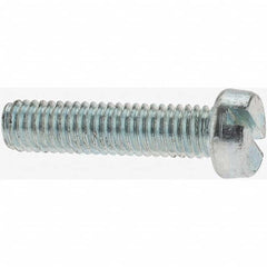 Machine Screw: Cheese Head, Slotted Steel, Zinc-Plated, DIN 963