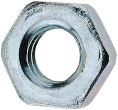 Import - M4x0.70 Metric Coarse Steel Right Hand Hex Jam Nut - 7mm Across Flats, 2.2mm High, Zinc-Plated Finish - Benchmark Tooling