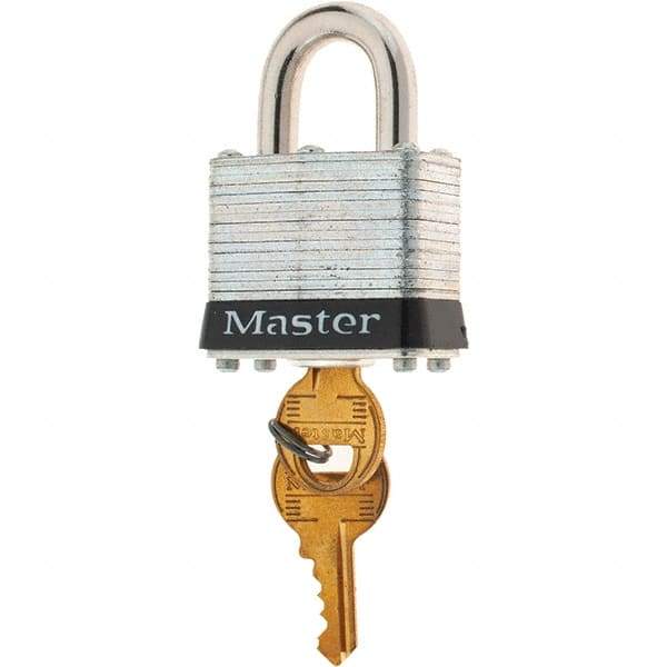 Master Lock - Padlocks Keyed: Keyed Alike Shackle Clearance: 3/4 (Inch) - Benchmark Tooling