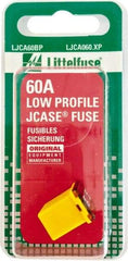 Littelfuse - 60 Amp, 58 VDC, Automotive Fuse - Yellow, Littlefuse LJCA060 - Benchmark Tooling