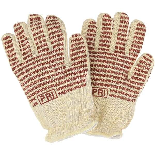 PIP - Welder's & Heat Protective Gloves - YLW/RED LRG/1/PR SEAMLSS KNIT HOT MILL GLV - Benchmark Tooling