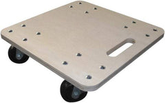 Fairbanks - 1,000 Lb Capacity Hardwood Dolly - 16" Long x 16" Wide x 4-9/16" High, 3" Polyolefin Wheels - Benchmark Tooling