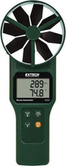 Extech - 0.2 to 30 m/Sec Air CFM and CMM Thermo Anemometer - 140°F Max - Benchmark Tooling