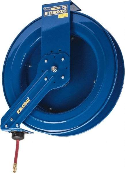 CoxReels - 75' Spring Retractable Hose Reel - 300 psi, Hose Included - Benchmark Tooling