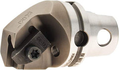 Kennametal - NG3L Insert, 40mm Head Length, Modular Grooving Cutting Unit Head - Right Hand Cut, System Size KM40, Through Coolant, Series Top Notch - Benchmark Tooling