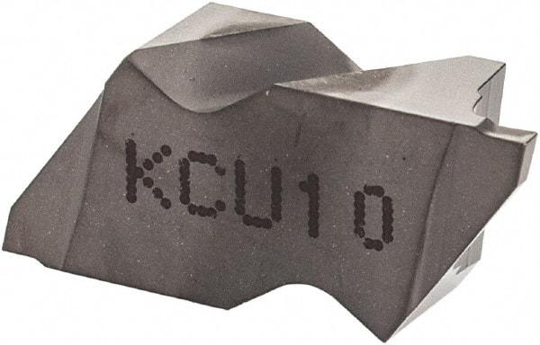 Kennametal - 2031NG K Grade KCU10, 0.79mm Cutting Width Carbide Grooving Insert - 1.27mm Max Depth of Cut, Left Hand, 0.09mm Corner Radius, AlTiN Finish - Benchmark Tooling