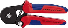 Knipex - 7-1/8" OAL Crimping Pliers - Plastic PVC Handle - Benchmark Tooling