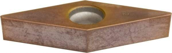 Sumitomo - 2NC-VBGA221 Grade BNC160 PCBN Turning Insert - TiN Finish, 35° Diamond, 1/4" Inscr Circle, 1/8" Thick, 1/64" Corner Radius - Benchmark Tooling