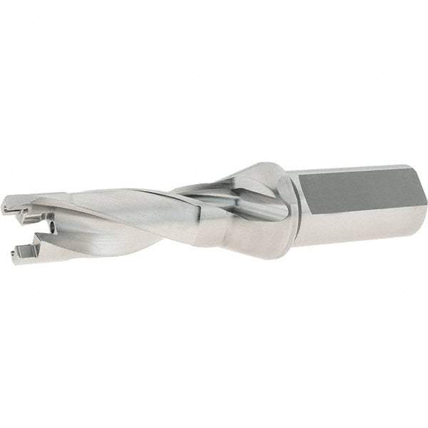 Iscar - 0.827" to 0.862" Diam, 3xD, 2.48" Max Depth, 1" Shank Diam, 6" OAL, Replaceable-Tip Drill - FCP, ICK, ICK-2M, ICM, ICN, ICP, iCP-2M Insert, 21 Seat Size, 61969796 Toolholder, Series SumoCham - Benchmark Tooling