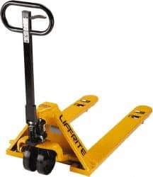 Lift-Rite - 5,000 Lb Capacity, 6-3/4" Lift Industrial Pallet Truck - 2" Min Lift Height, 48" Fork Length x 6" Fork Width, 27" Overall Width - Benchmark Tooling