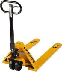 Lift-Rite - 5,000 Lb Capacity, 6-3/4" Lift Industrial Pallet Truck - 2" Min Lift Height, 48" Fork Length x 6" Fork Width, 27" Overall Width - Benchmark Tooling