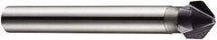 DORMER - 6mm Shank Diam, 3 Flute 90° High Speed Steel Countersink - Benchmark Tooling