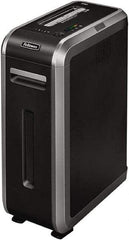 FELLOWES - 5/32 x 1-1/2" Strip, Manual 18 Sheet Cross Cut Paper Shredder - 21-1/8" Long x 11-1/4" Wide x 28" High, Level 4 Security, 14 Gal Wastebasket - Benchmark Tooling
