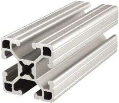 80/20 Inc. - 72 Inches Long x 1-1/2 Inches Wide x 1-1/2 Inches High, T Slotted Aluminum Extrusion - 0.7938 Square Inches, Clear Anodized Finish - Benchmark Tooling