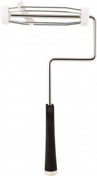 Wooster Brush - 4" Wide x 12-1/2" Long Roller Frame - Metal Frame, Plastic Handle - Benchmark Tooling