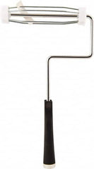 Wooster Brush - 4" Wide x 12-1/2" Long Roller Frame - Metal Frame, Plastic Handle - Benchmark Tooling