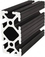 80/20 Inc. - 72 Inches Long x 1-1/2 Inches Wide x 3 Inches High, T Slotted Aluminum Extrusion - 2.0798 Square Inches, Black Anodized Finish - Benchmark Tooling