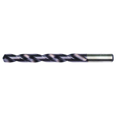 #41 RHS / RHC HSS-CO 8% (M42) 135 Degree Split Point Heavy Duty Cobalt Drill - TiAlN - Exact Industrial Supply