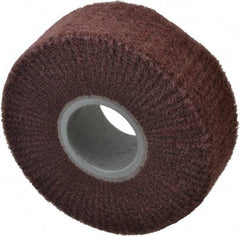 3M - 6" Diam Aluminum Oxide Finishing Flap Wheel - 2" Hole, 2" Wide, Density 5, Nonwoven, Fine Grade, 3,400 Max RPM - Benchmark Tooling