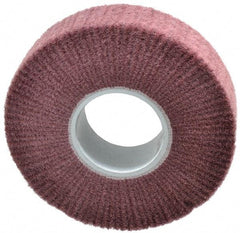 3M - 8" Diam Aluminum Oxide Finishing Flap Wheel - 3" Hole, 2" Wide, Density 3, Nonwoven, Fine Grade, 3,200 Max RPM - Benchmark Tooling