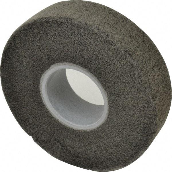 3M - 8" Diam Silicon Carbide Finishing Flap Wheel - 3" Hole, 2" Wide, Density 5, Nonwoven, Fine Grade, 3,200 Max RPM - Benchmark Tooling