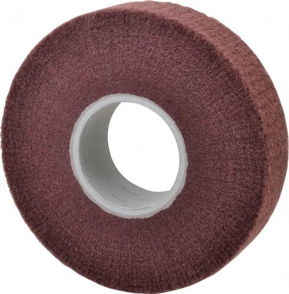 3M - 8" Diam Aluminum Oxide Finishing Flap Wheel - 3" Hole, 2" Wide, Density 5, Nonwoven, Very Fine Grade, 3,200 Max RPM - Benchmark Tooling