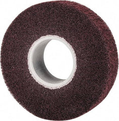 3M - 8" Diam Aluminum Oxide Finishing Flap Wheel - 3" Hole, 2" Wide, Density 5, Nonwoven, Medium Grade, 3,200 Max RPM - Benchmark Tooling