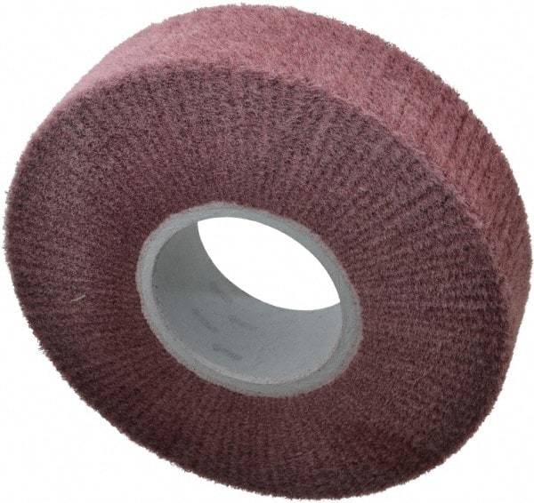 Norton - 6" Diam, 120 Grit Aluminum Oxide Unmounted Flap Wheel - 2" Hole, 1" Wide, Density 5, Coated, Fine Grade, 3,000 Max RPM , Cloth Backing - Benchmark Tooling