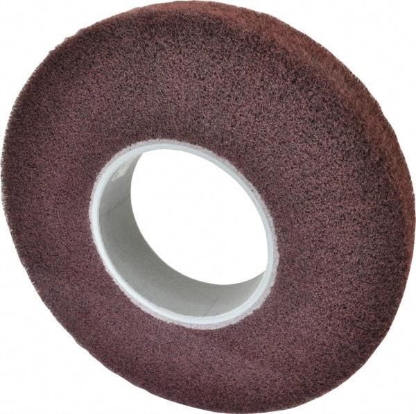 3M - 12" Diam Aluminum Oxide Finishing Flap Wheel - 5" Hole, 2" Wide, Density 5, Nonwoven, Medium Grade, 2,500 Max RPM - Benchmark Tooling