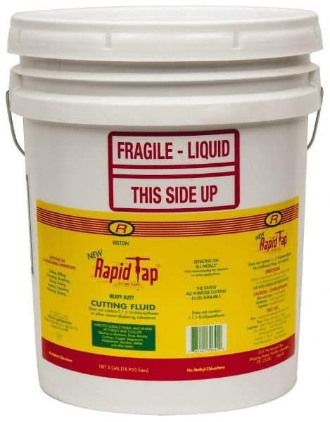 Relton - Rapid Tap, 5 Gal Pail Cutting Fluid - Semisynthetic, For Tapping - Benchmark Tooling