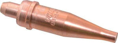 Victor - 1/8 to 1/4 Inch Cutting Torch Tip - Tip Number 00-1-101, For Use with Victor Torches - Exact Industrial Supply