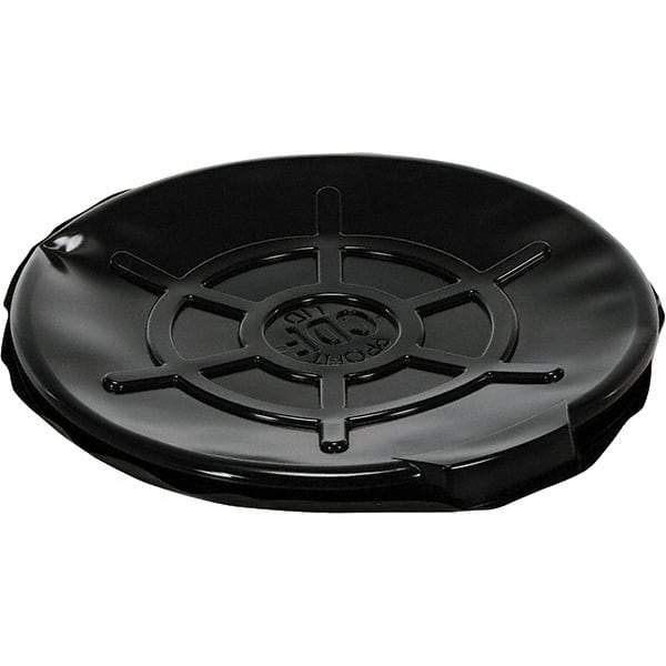 Vestil - Round Polyethylene Open Head Drum Cover for 55 Gallon Container - 25" Wide - Benchmark Tooling