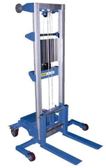 Vestil - 350 Lb Capacity, 118" Lift Height, Counter Weight Base Manually Operated Lift - Benchmark Tooling