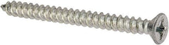 Value Collection - #12 Flat Head Phillips Sheet Metal Screw - Steel, 2-1/2" OAL, Grade 2 - Benchmark Tooling