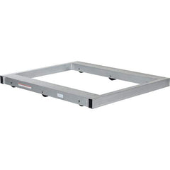Vestil - 4,000 Lb Capacity Aluminum Pallet Dolly - 48" Long x 40" Wide x 4-1/4" High, 3" Wheels - Benchmark Tooling
